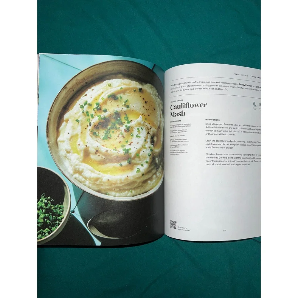 Thrive Market Healthy Living Made Easy Cookbook 60+ Quick Recipes 30 Mins / Less